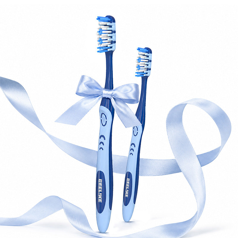 CEELIKE Soft Bristle Cross-Action Toothbrush