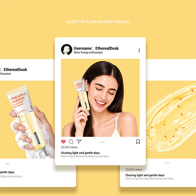 CEELIKE Pineapple Passion Fresh Toothpaste