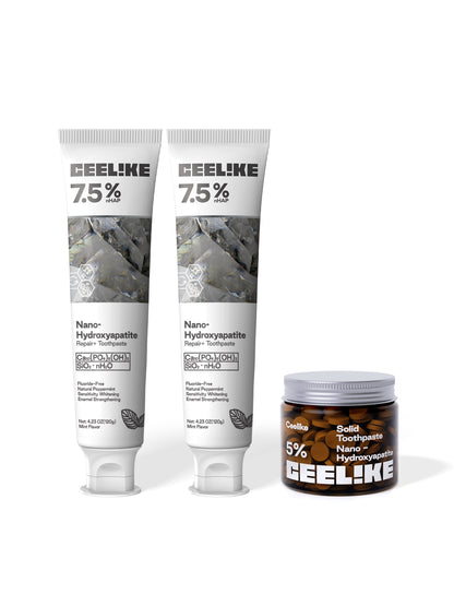 CEELIKE Hydro Care Combo Set | Toothpaste Duo + Tablets