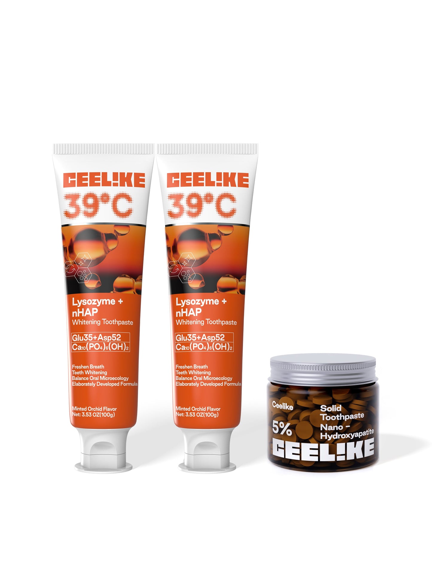 CEELIKE Hydro Care Combo Set | Toothpaste Duo + Tablets