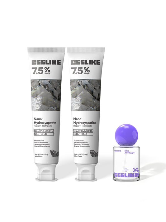 CEELIKE Daily Oral Care Kit | Toothpaste + Oral Spray Set
