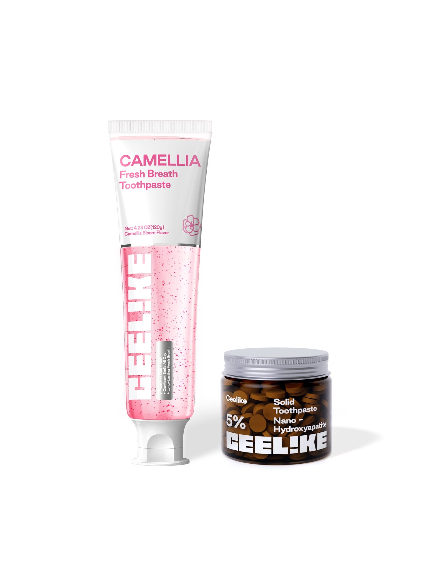 CEELIKE Oral Care Duo | Toothpaste & Tablets Set