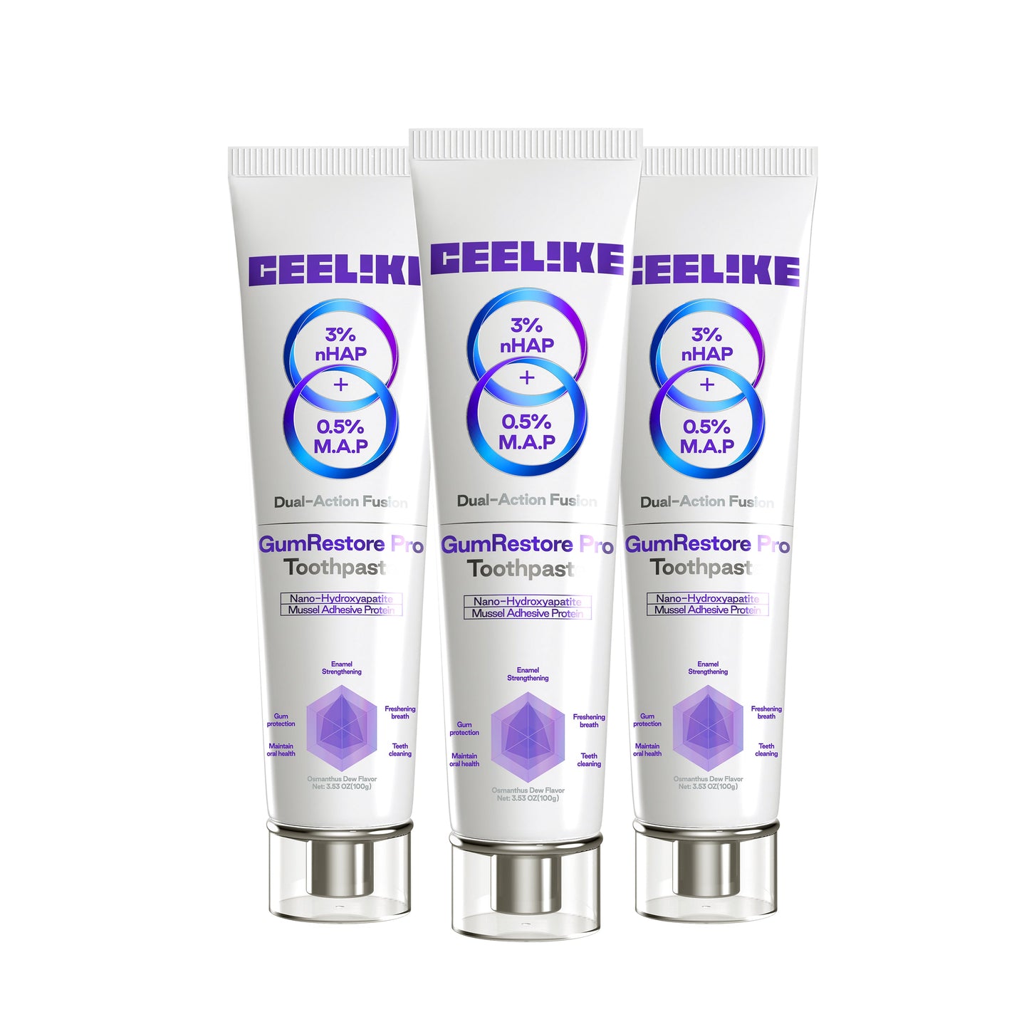 CEELIKE Mussel Adhesive Protein Toothpaste | Nano-Hydroxyapatite