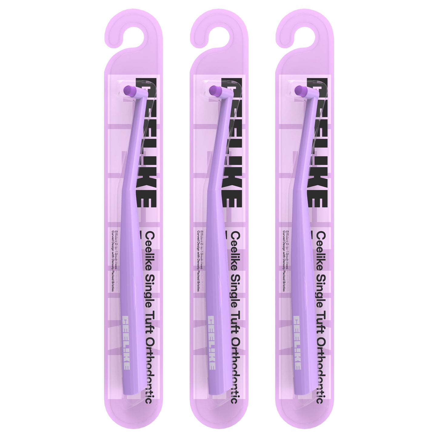 CEELIKE 0.12mm End Tuft Toothbrush | Braces & Detail Cleaning Brush