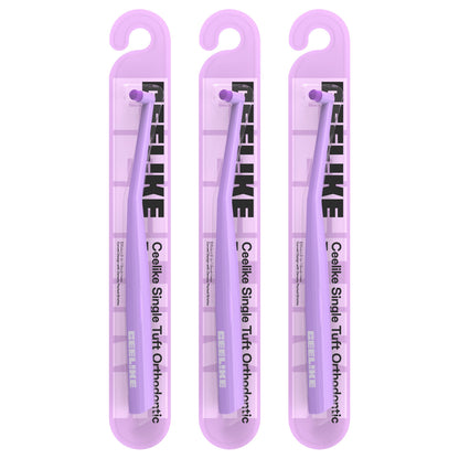 CEELIKE 0.12mm End Tuft Toothbrush | Braces & Detail Cleaning Brush