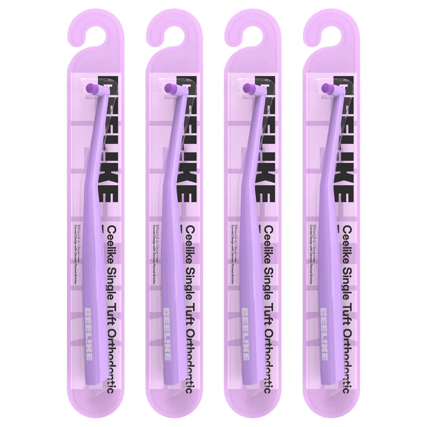 CEELIKE 0.12mm End Tuft Toothbrush | Braces & Detail Cleaning Brush