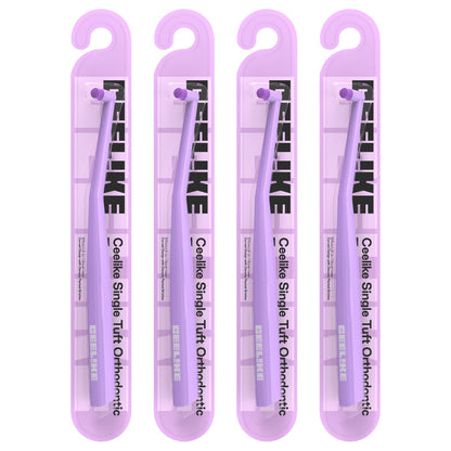 CEELIKE 0.12mm End Tuft Toothbrush | Braces & Detail Cleaning Brush