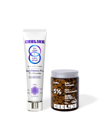 CEELIKE Dual Care Pack – Toothpaste + Solid Tablet Jar