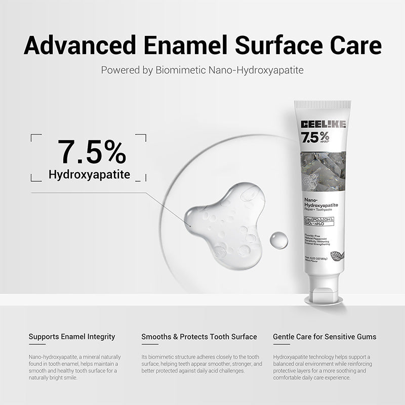 CEELIKE 7.5% Nano-Hydroxyapatite Repairing Toothpaste