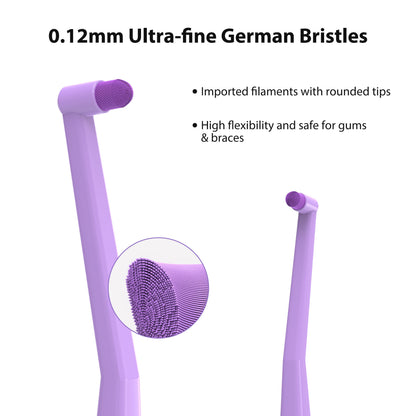 CEELIKE 0.12mm End Tuft Toothbrush | Braces & Detail Cleaning Brush