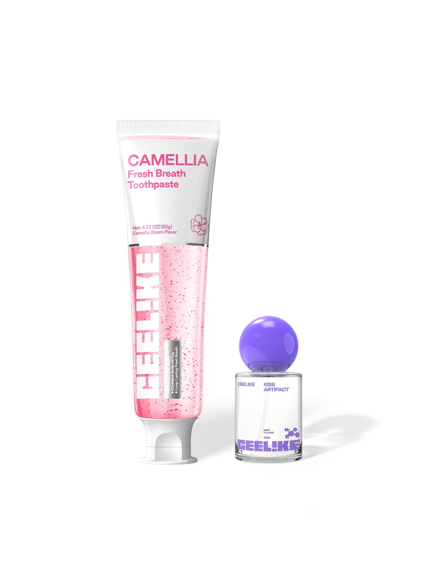 CEELIKE Toothpaste & Oral Spray Duo Set