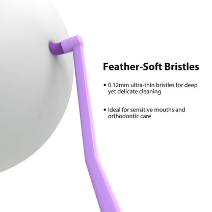 CEELIKE 0.12mm End Tuft Toothbrush | Braces & Detail Cleaning Brush