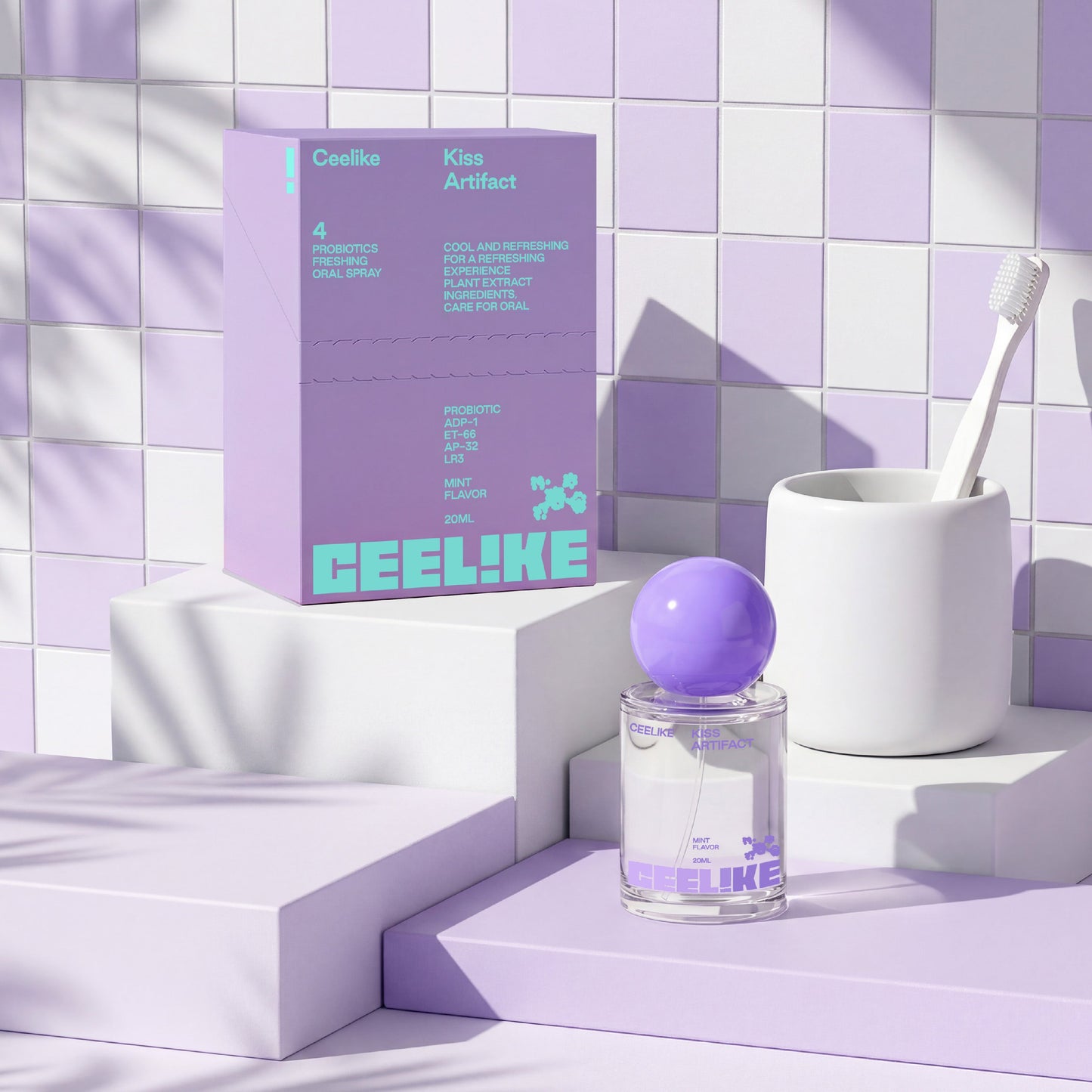 CEELIKE Toothpaste & Oral Spray Duo Set