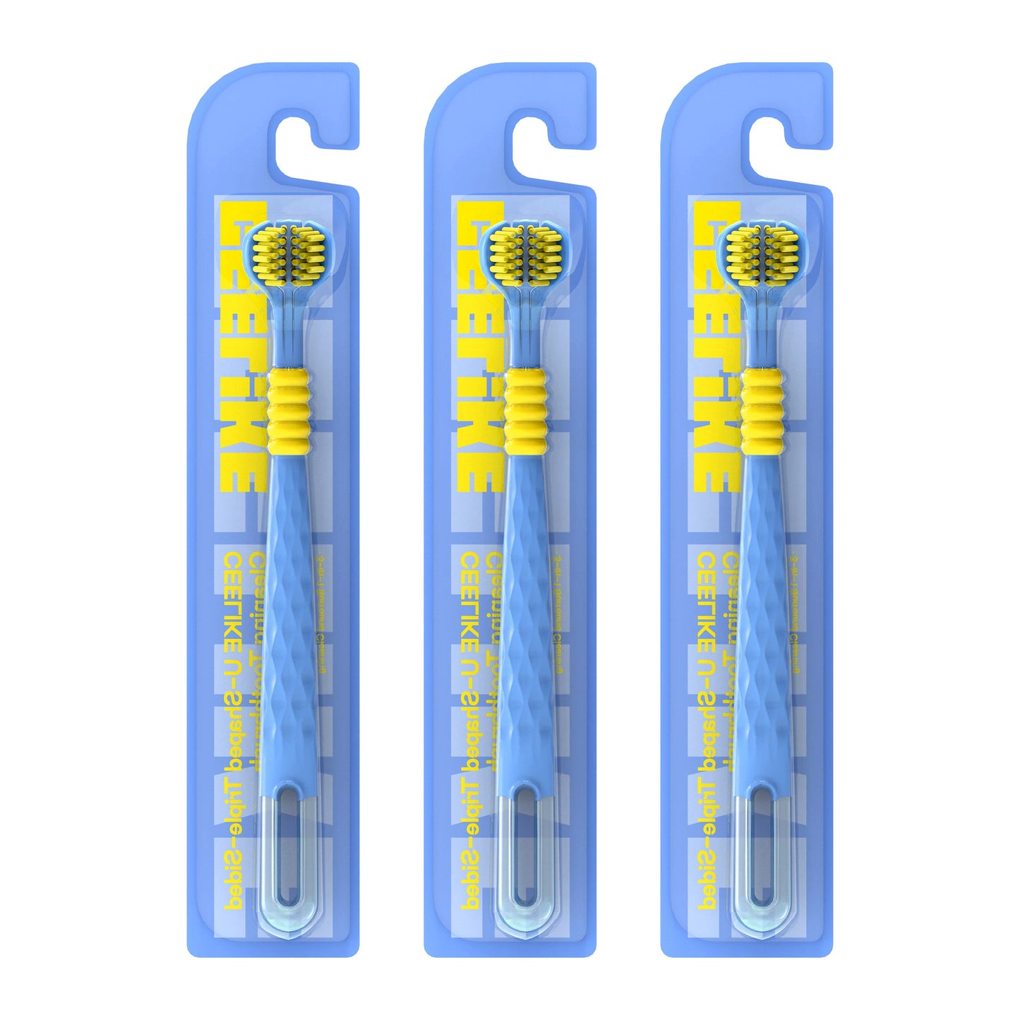 CEELIKE 3-Sided Soft Toothbrush | U-Shaped Design