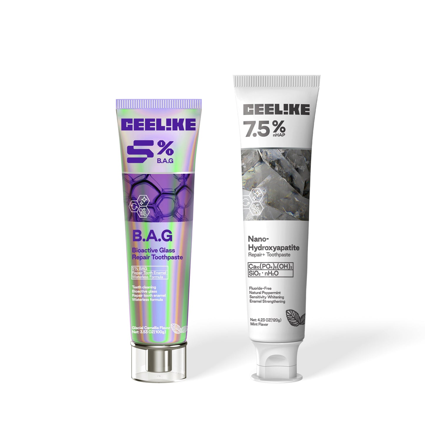 CEELIKE Twin Care Toothpaste Set | Dual Pack | Daily Oral Care