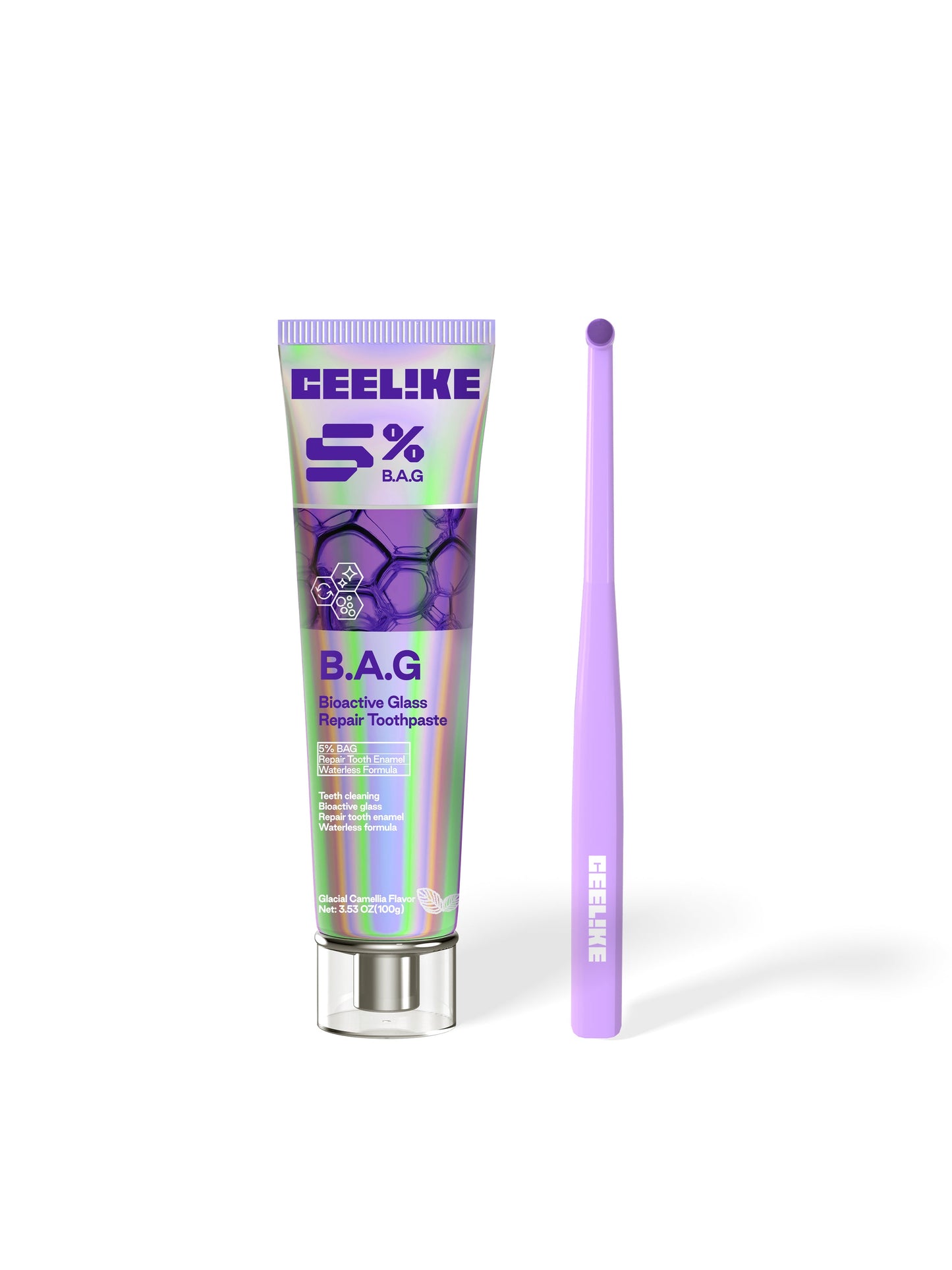 CEELIKE Toothbrush & Toothpaste Duo Set