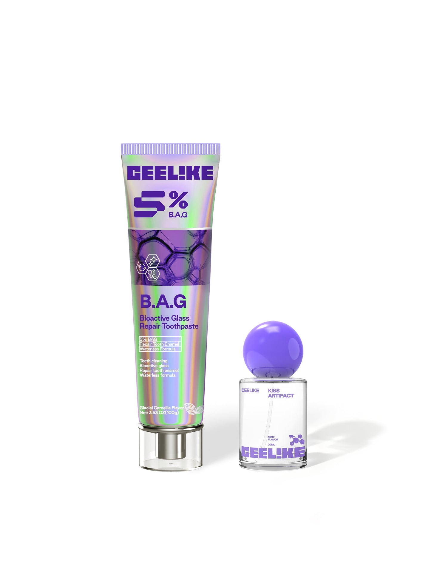 CEELIKE Toothpaste & Oral Spray Duo Set