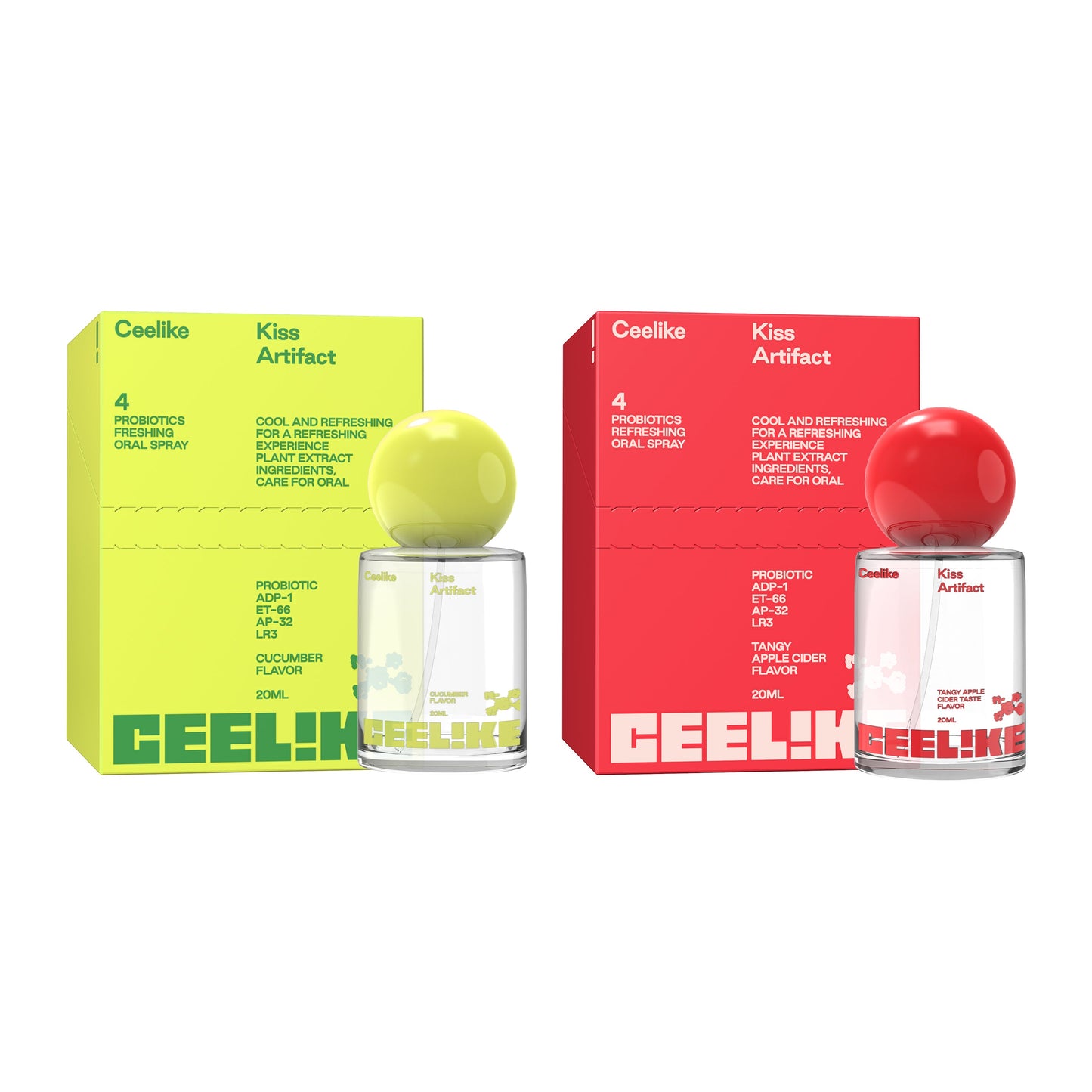 CEELIKE Oral Spray Duo – Fresh Breath Anytime, Anywhere