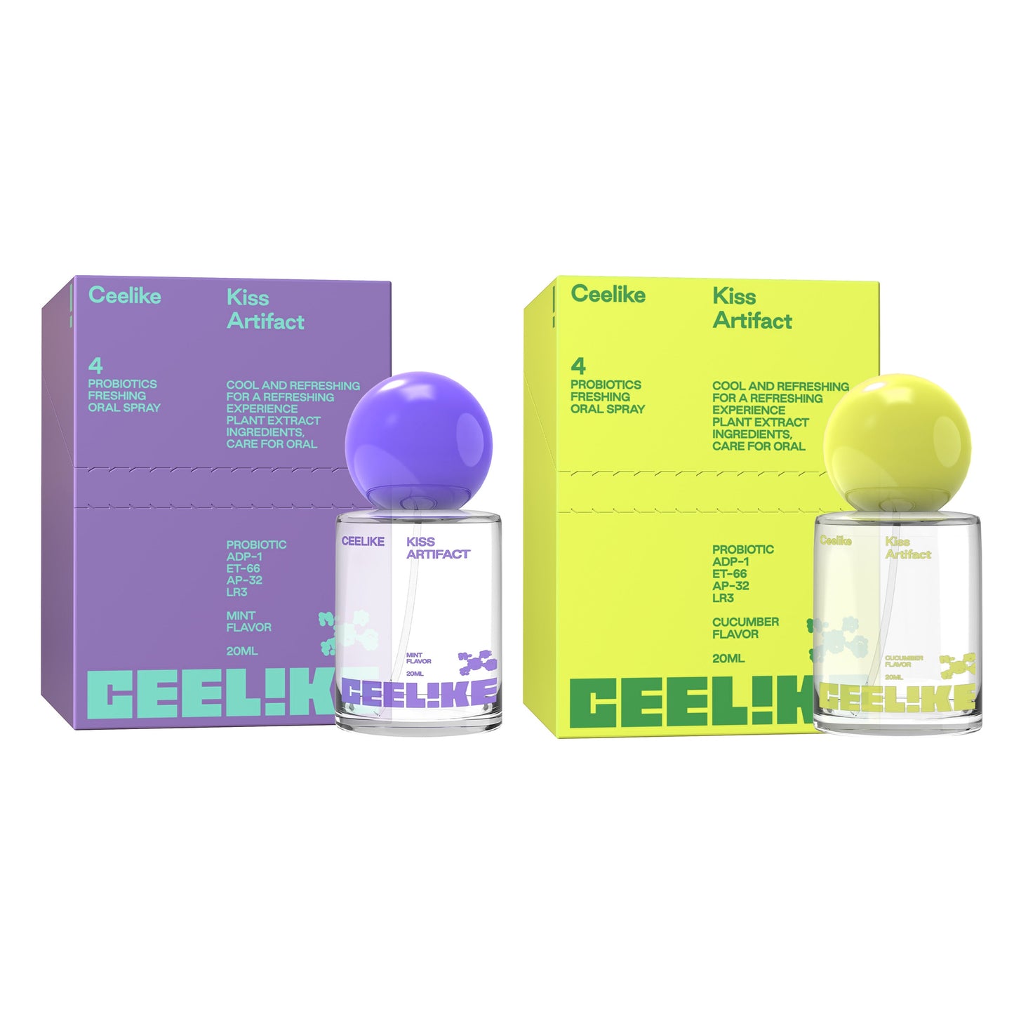 CEELIKE Oral Spray Duo – Fresh Breath Anytime, Anywhere