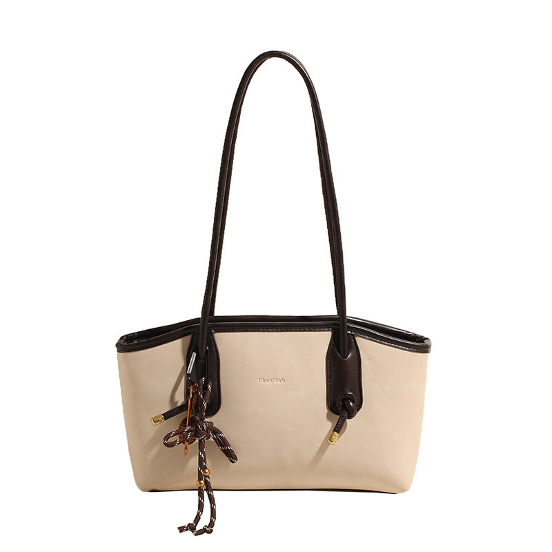 The Shoulder Tote — Vintage-Look Leather Bag