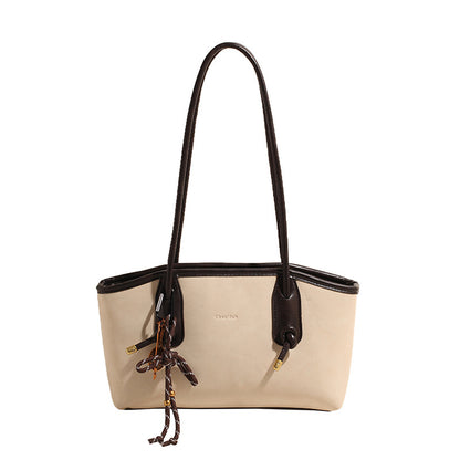 The Shoulder Tote — Vintage-Look Leather Bag