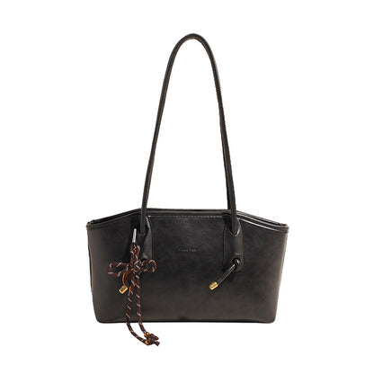 The Shoulder Tote — Vintage-Look Leather Bag